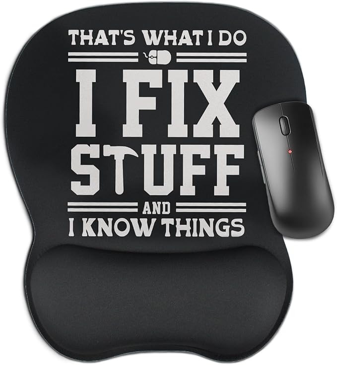 Funny Gifts Ergonomic Mouse Pad with Wrist Rest, Portable Non-Slip Rubber Base Mousepad for Pain ... | Amazon (US)