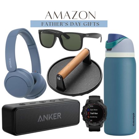 Amazon Father’s Day finds include speaker, Garmin watch, water bottle, burger press, sunglasses, and headphones.

Father’s Day gifts, gift guide, gifts for him, Father’s Day 

#LTKGiftGuide #LTKMens #LTKFindsUnder50