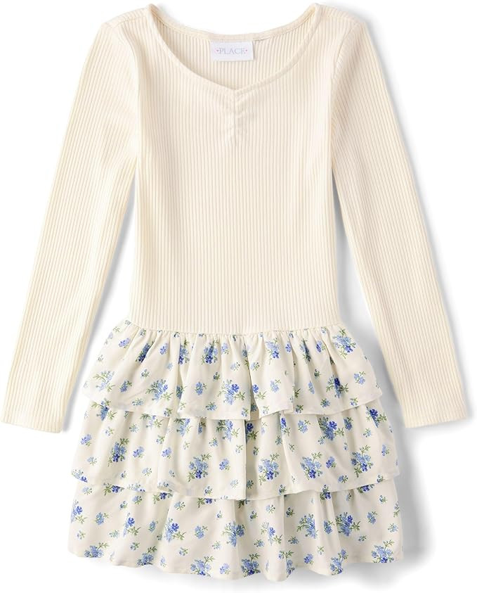 The Children's Place Girls' Tutu Dress, Long Sleeve | Amazon (US)