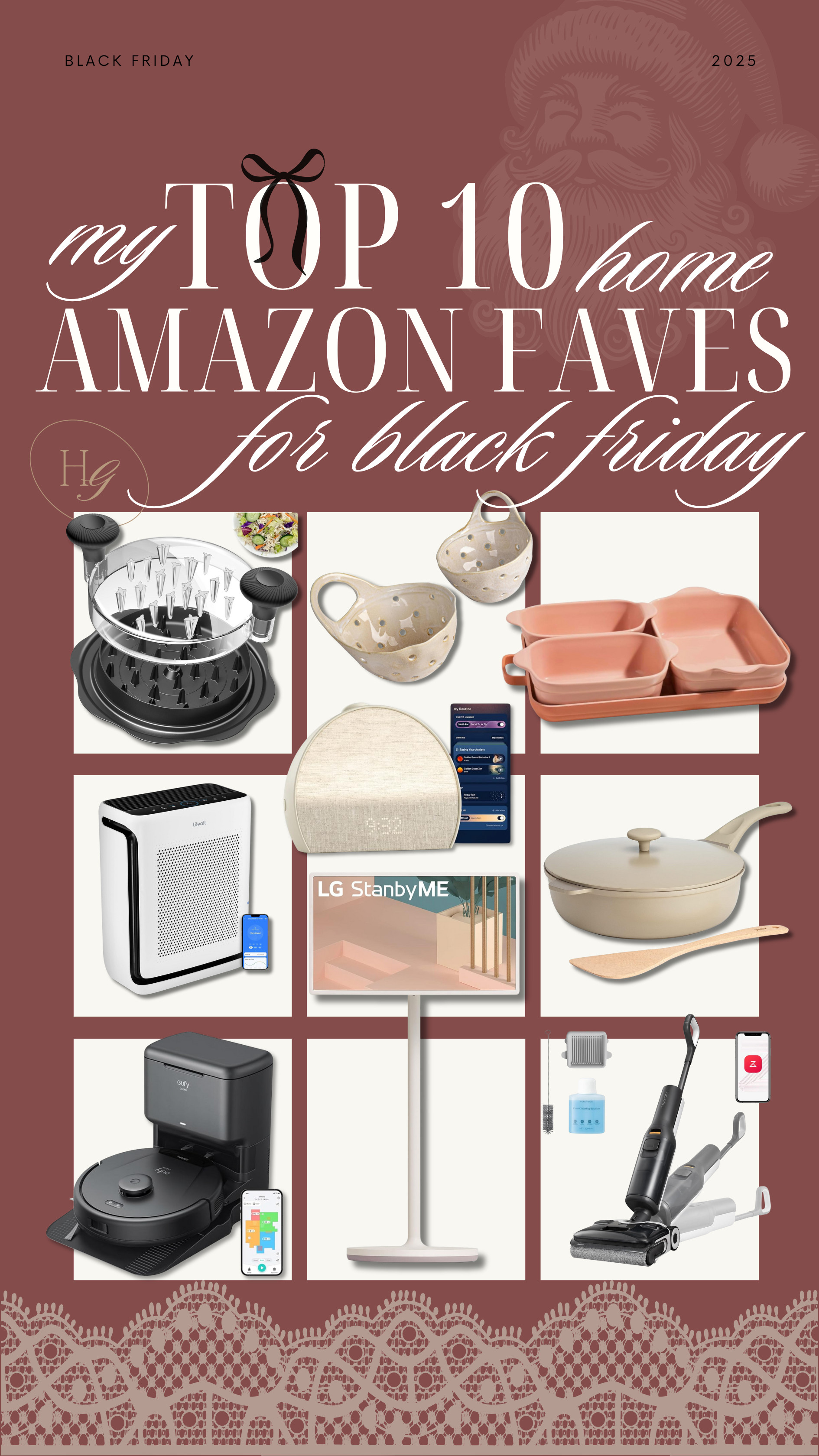 Top 9 (haha) Amazon faves - home🎄✨

Cyber Monday / sale picks / Holley Gabrielle 
 

#LTKGiftGuide #LTKHome #LTKCyberWeek