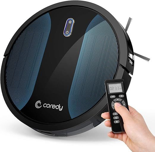 Coredy Robot Vacuum Cleaner, Fully Upgraded, Boundary Strip Supported, 360° Smart Sensor Protect... | Amazon (US)