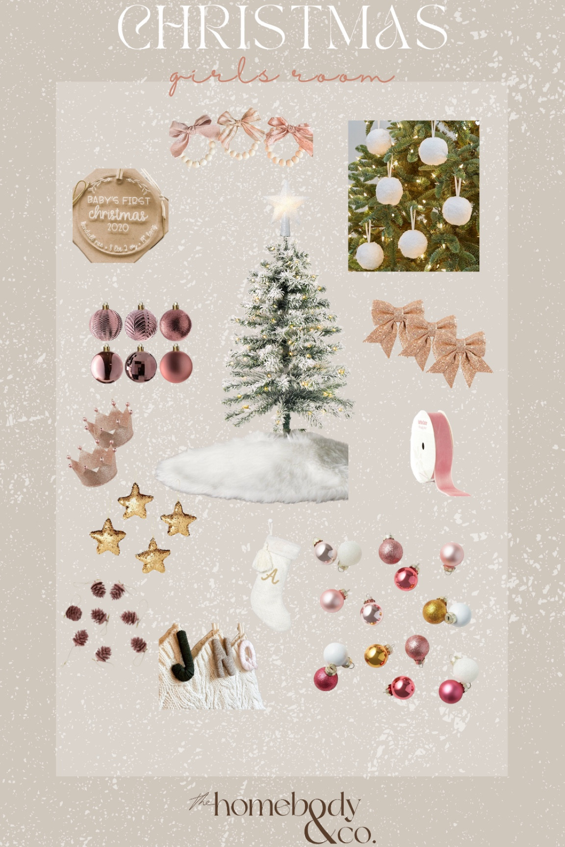 Christmas tree ideas for baby girl 🤍

#LTKstyletip #LTKhome #LTKSeasonal