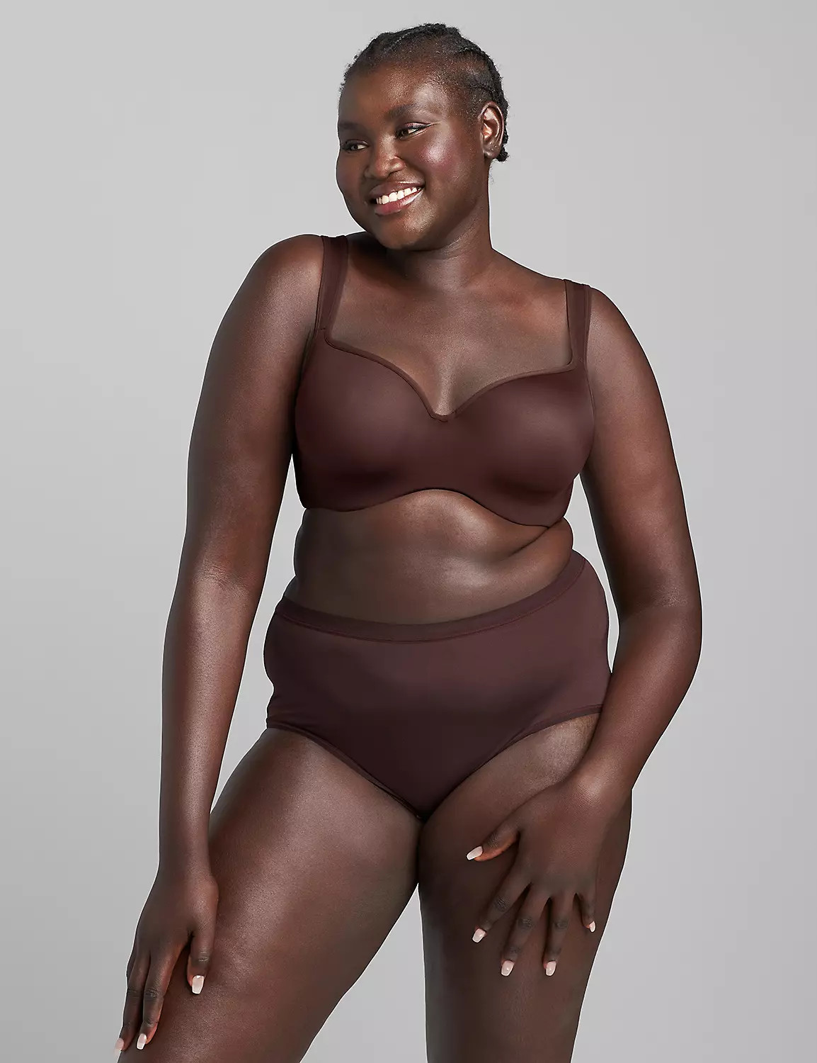 Smooth Lightly Lined Balconette Bra | LaneBryant | Lane Bryant (US)
