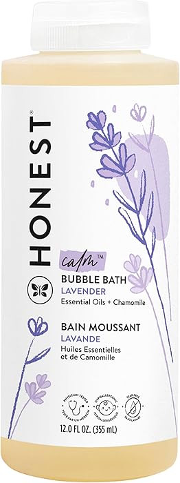 The Honest Company Foaming Natural Bubble Bath, Tear-Free, Hypoallergenic, Baby Wash, Lavender Ca... | Amazon (US)