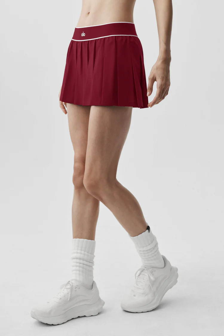 Low-Rise Amp It Up Tennis Skirt | Alo Yoga