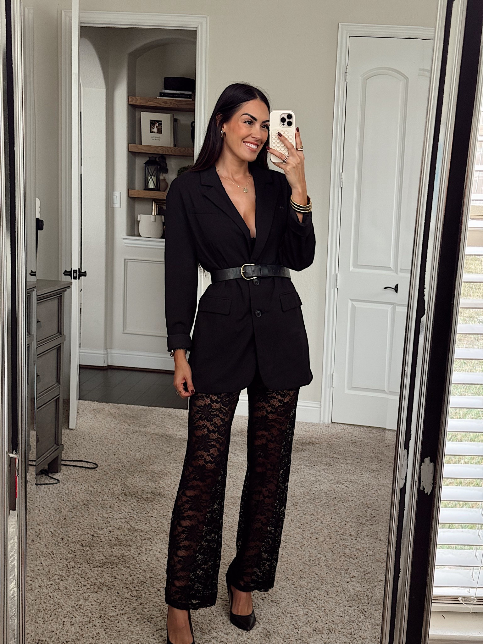 Medium jacket
Small bottoms 