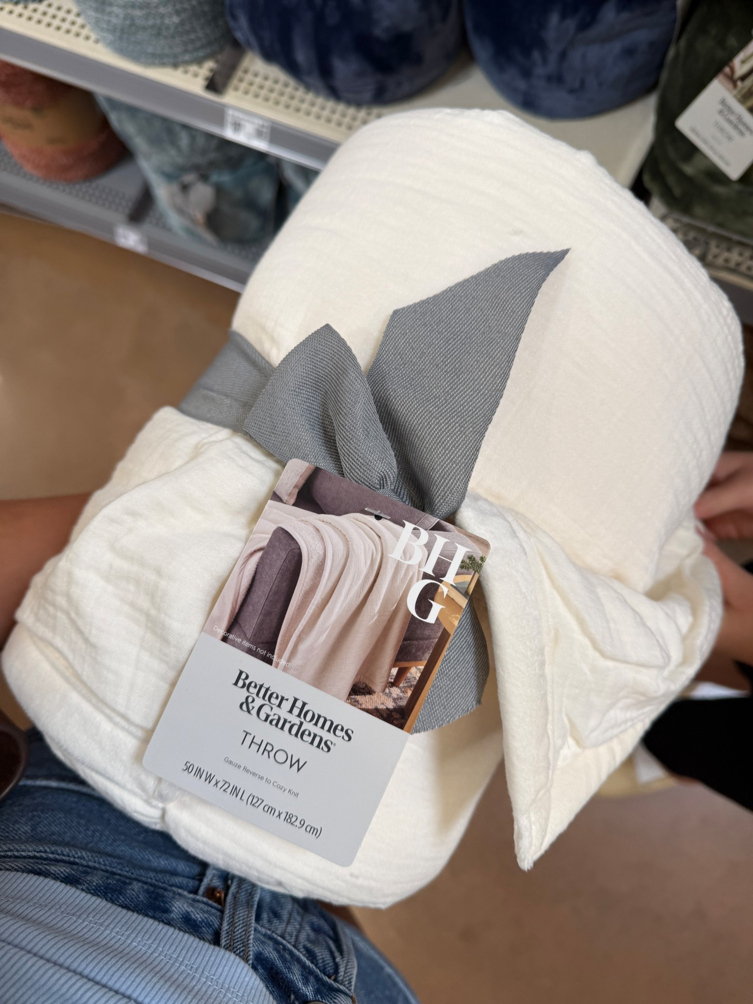 Gauze Sherpa throw.  Walmart 

#LTKFindsUnder100 #LTKHome #LTKFindsUnder50