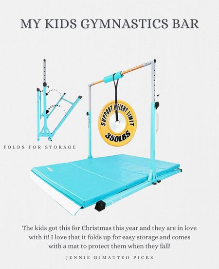 We may need to find a permanent spot for this in our house because my kids spend all day playing on it! It’s perfect for little dancers or gymnastics to work on skills and strength but also just a fun way to get some energy out! Kids activities. Gymnastics bar. Gymnastics mat. Amazon find  

#LTKhome #LTKfamily #LTKkids