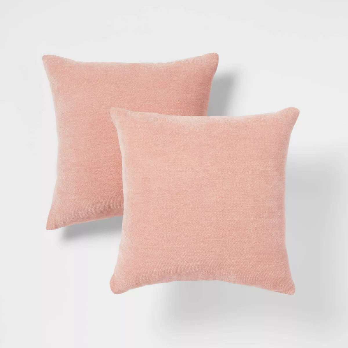 2pk Chenille Square Throw Pillows - Threshold™ | Target
