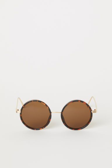 H & M - Round Sunglasses - Brown | H&M (US + CA)