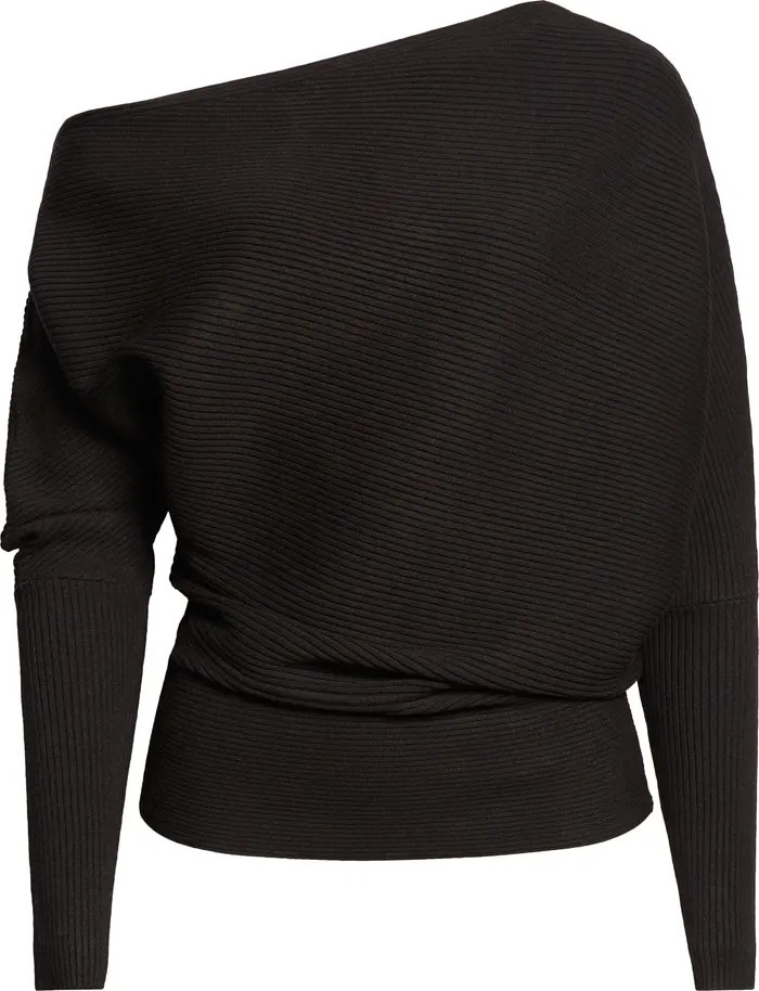 Lorna Off the Shoulder Rib Sweater | Nordstrom