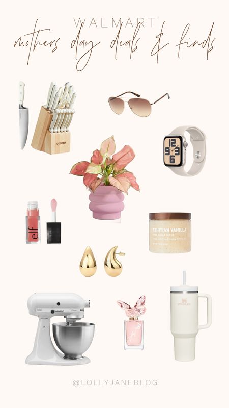 Walmart Mother’s Day deals and finds! 💕

mothers day is right around the corner, and Walmart has the cutest options for a mamam of every style! I am loving these apple product deals, and how cute are the colors?? I love this pretty in pink planter, and this pink butterfly perfume! adorable! A kitchen aid is a must for every mother, and so is a good knife set! These sunnies are so cute as well and just perfect for summer! Gold jewelry, sugar scrub, and elf lip oil and lip gloss are also perfect stuffers! happy shopping! 🛍️ 

#LTKSeasonal #LTKGiftGuide #LTKbeauty