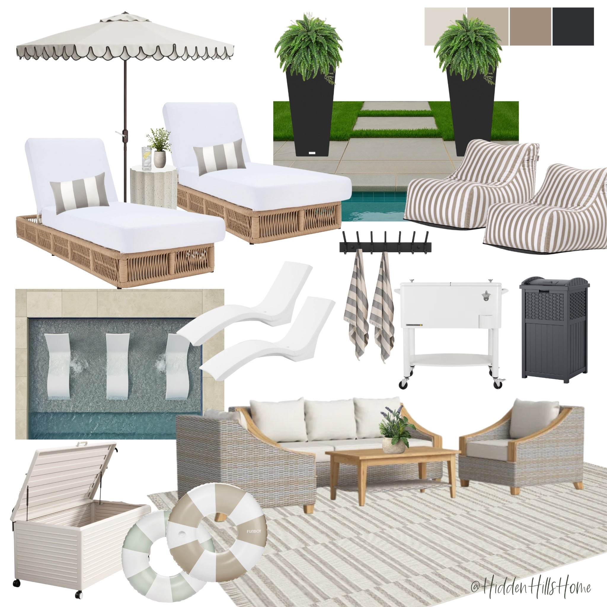 Outdoor pool deck decor ideas, outdoor furniture, patio furniture, pool accessories, pool storage, outdoor seasonal furniture 

#LTKHome #LTKSaleAlert #LTKSeasonal