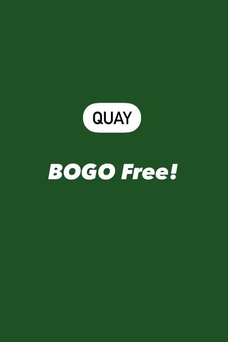 Quay sunglasses BOGO free

#LTKCyberweek #LTKGiftGuide #LTKsalealert