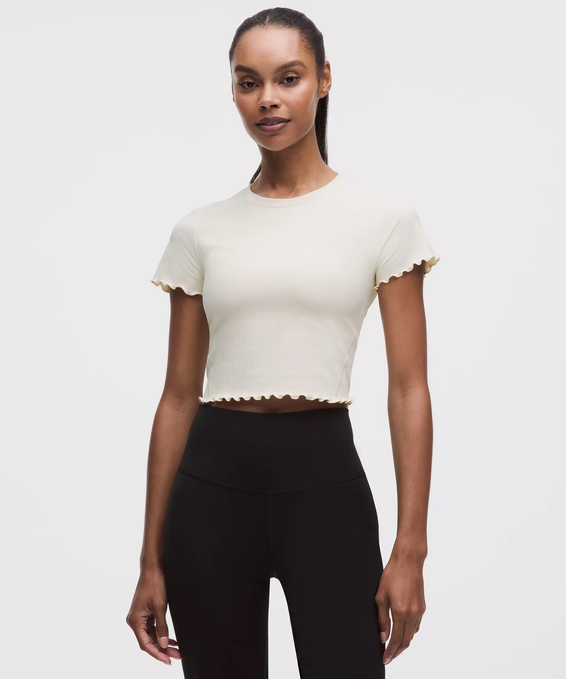 lululemon Align™ Lettuce-Hem Baby Tee | lululemon (CA)