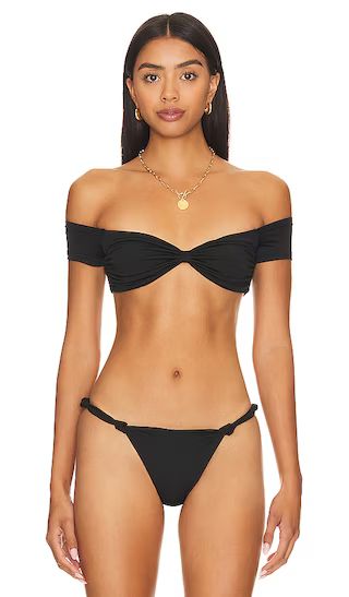 Aubrey Bikini Top in Black | Revolve Clothing (Global)