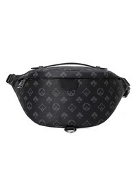 'Kaitlan' Pattern Canvas 3-Ways Belt Bag (2 Colors) | Goodnight Macaroon