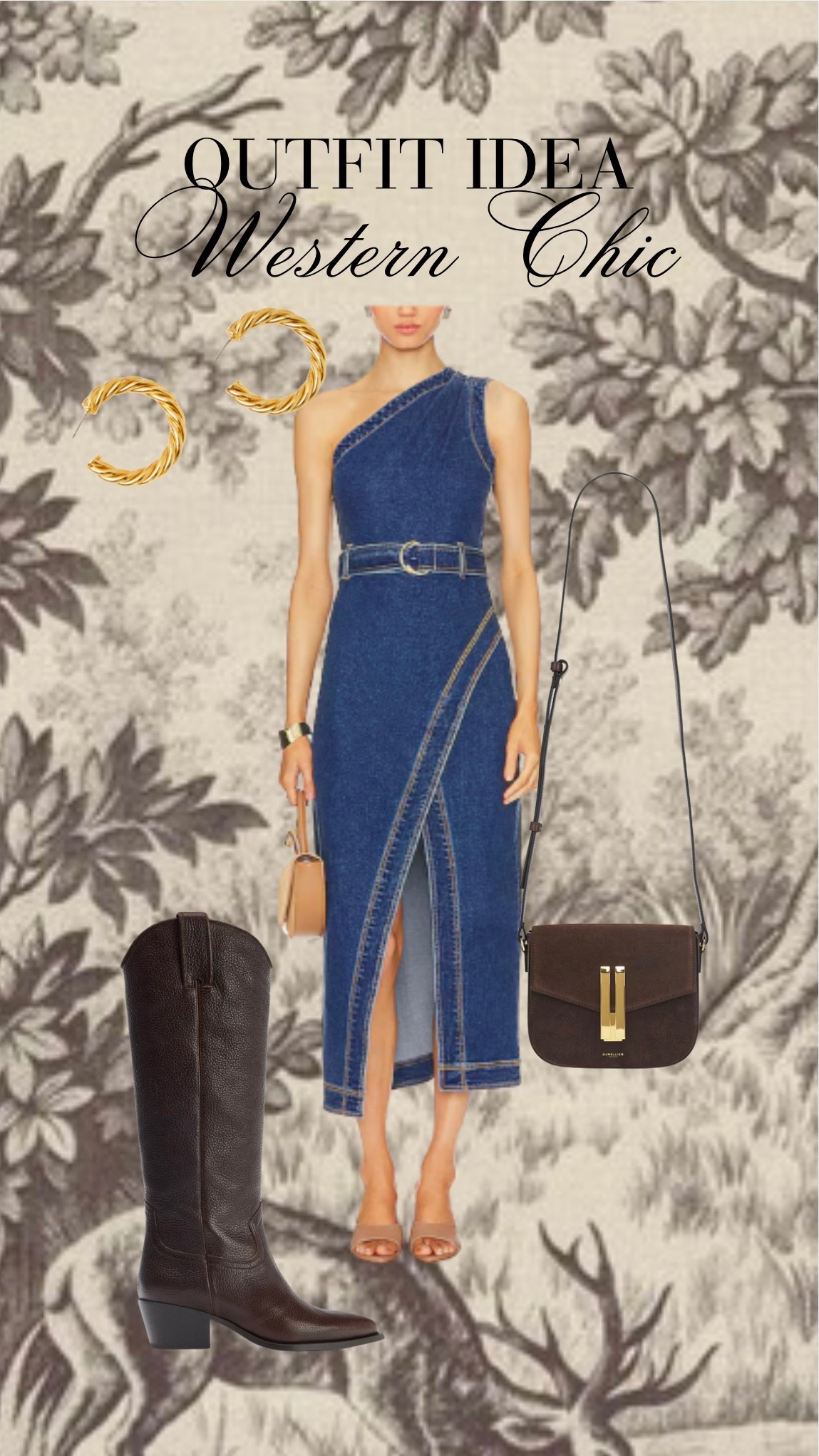 Western chic outfit idea!