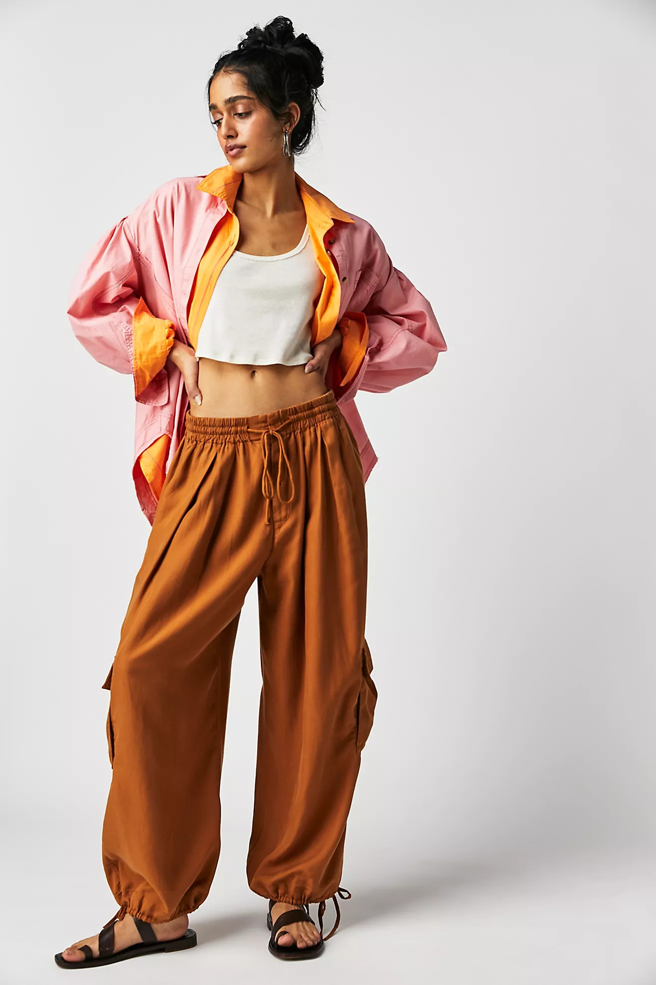 Palash Solid Cargo Pants | Free People (Global - UK&FR Excluded)