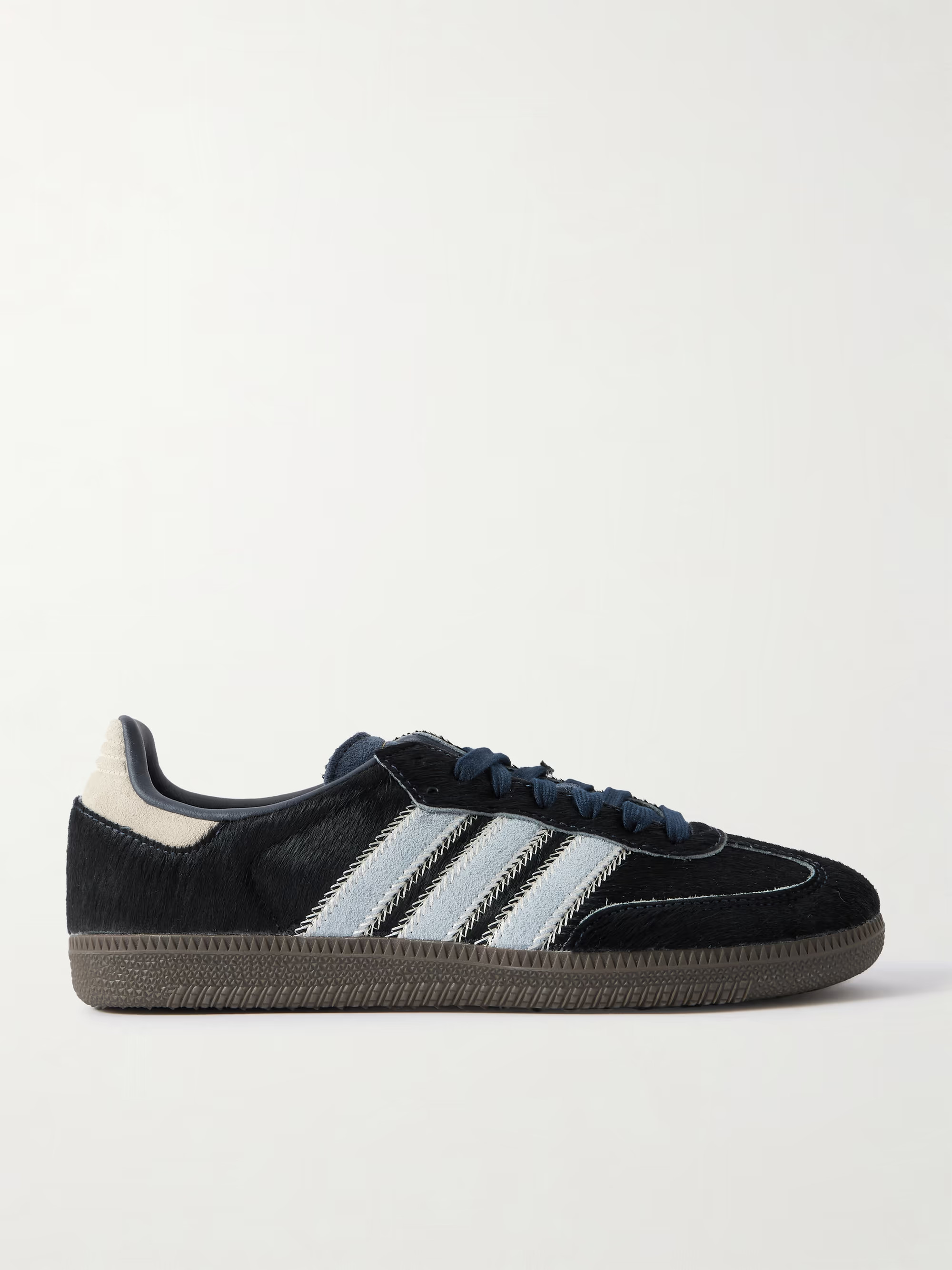 Samba OG suede-trimmed calf hair sneakers | NET-A-PORTER APAC