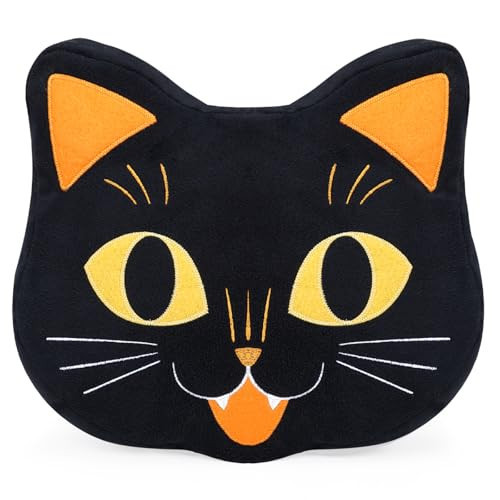Halloween Black Cat Pillow Stuffed Plush Animal Shaped Pillow Decorative Throw Pillows for Bed Couch Sofa Cushion Car | Amazon (US)