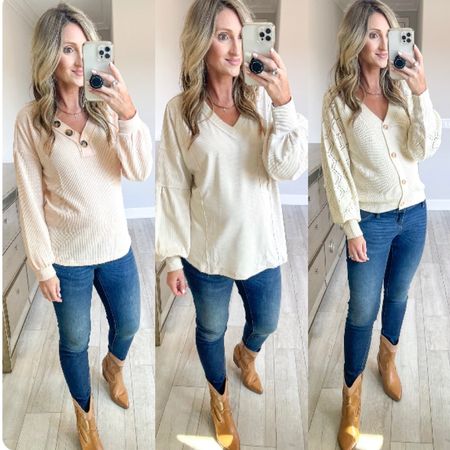 Amazon neutral tops size medium in mam for the bump. Casual. Comfy. Cozy. Easy. Mom life. Mom style

Follow my shop @steph.slater.style on the @shop.LTK app to shop this post and get my exclusive app-only content!

#liketkit #LTKunder50 #LTKstyletip #LTKSeasonal
@shop.ltk
https://liketk.it/3PUUp

#LTKunder50 #LTKstyletip #LTKSeasonal