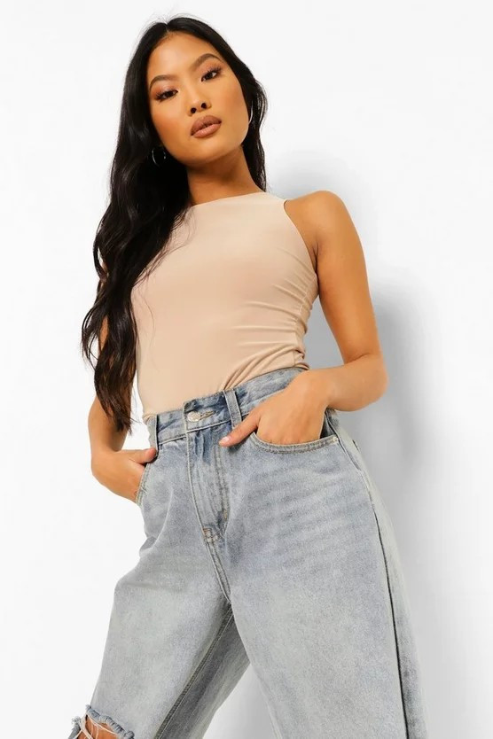 Petite Double Layer Bodysuit | Boohoo.com (UK & IE)