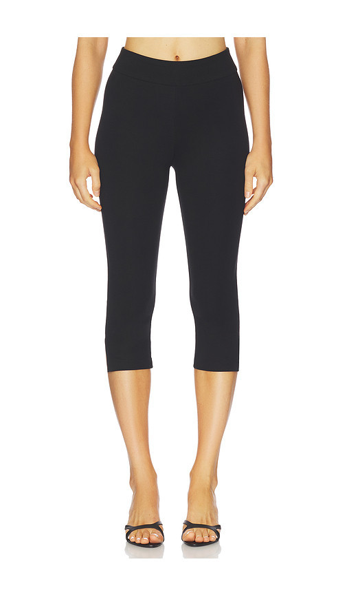Amanda Uprichard Nico Capri Pants in Black. Size 12. Also in 0, 10, 2, 4, 8. | Revolve Clothing (Global)