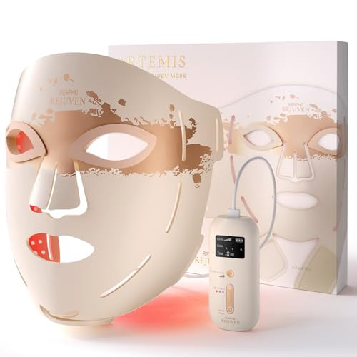 RENPHO 4D Red Light Therapy Mask for Face 2026, Birthday Gifts for Women Mom Wife, 324 LEDs Full Face Coverage & 3 Light Modes, Cordless LED Red Light Therapy Face Mask for Home Use & Travel | Amazon (US)