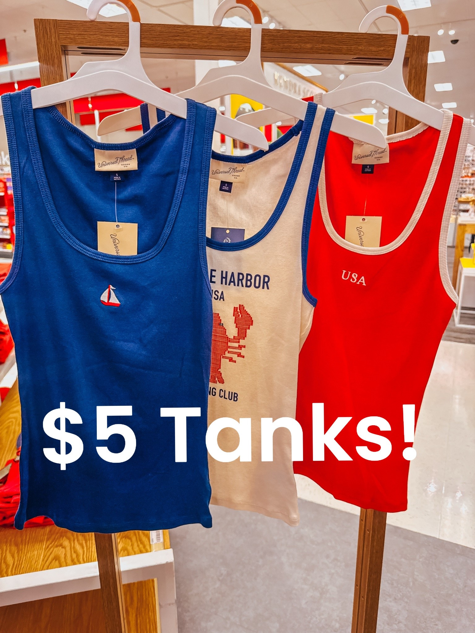 I snagged the red one because I thought five dollar tank with a cute pair of shorts. This is an easy, easy, easy easy outfit

#LTKootd #LTKgrwm #LTKdayinmylife