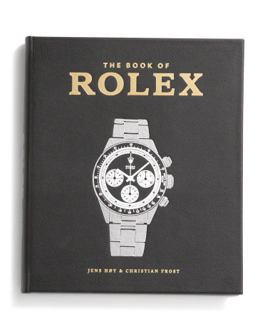 The Book Of Rolex Leather Bound Edition For Men | TJ Maxx