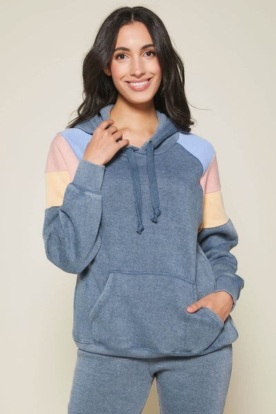 Ocean Drive Multi Stripe Hoodie | Social Threads