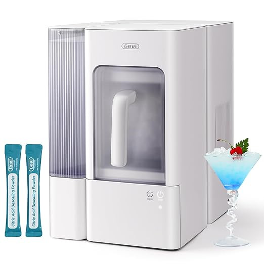 Gevi Adella Gemi Nugget Ice Maker Countertop with 1 Gallon Side Tank,Chewable Ice Machine with Po... | Amazon (US)