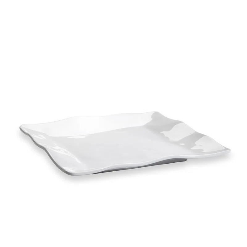 Coralvine Ruffle 10.5" Melamine Dinner Plate (Set of 4) | Wayfair North America