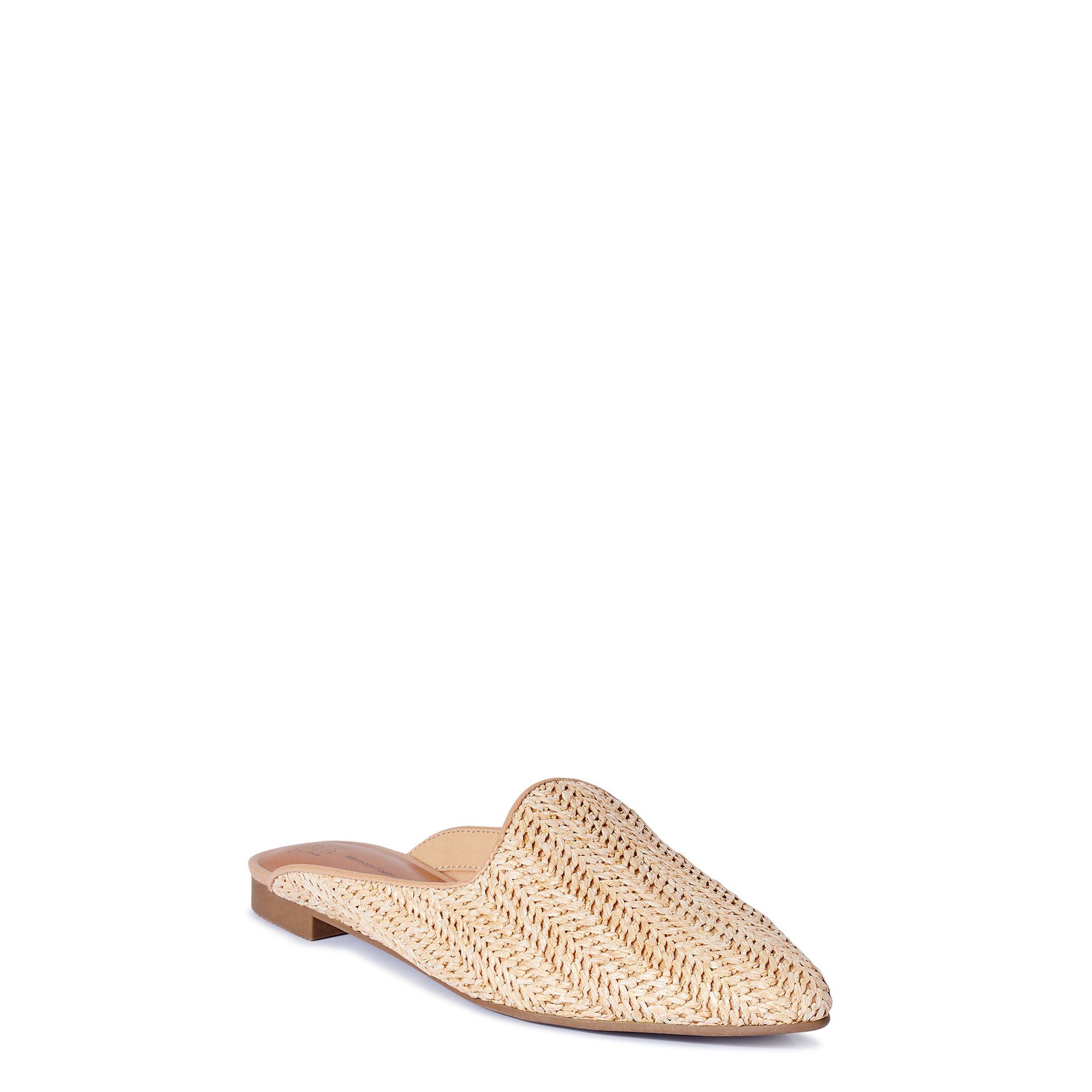 Time and Tru Women's Woven Mules (Medium and Wide Widths) | Walmart (US)