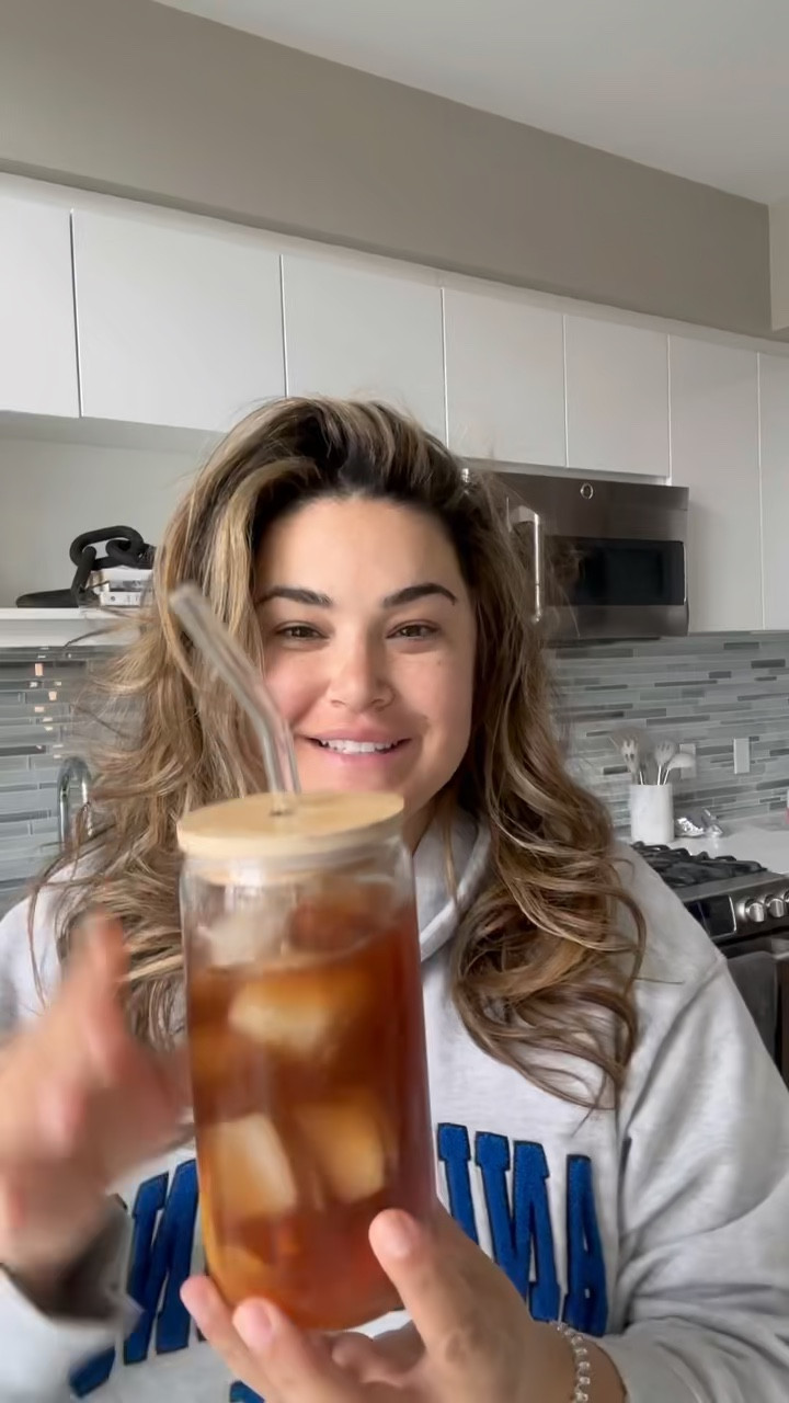 Tea of the day in my favorite glasses from Amazon! Linked a similar Anine Bing hoodie 

#LTKFind #LTKhome #LTKstyletip