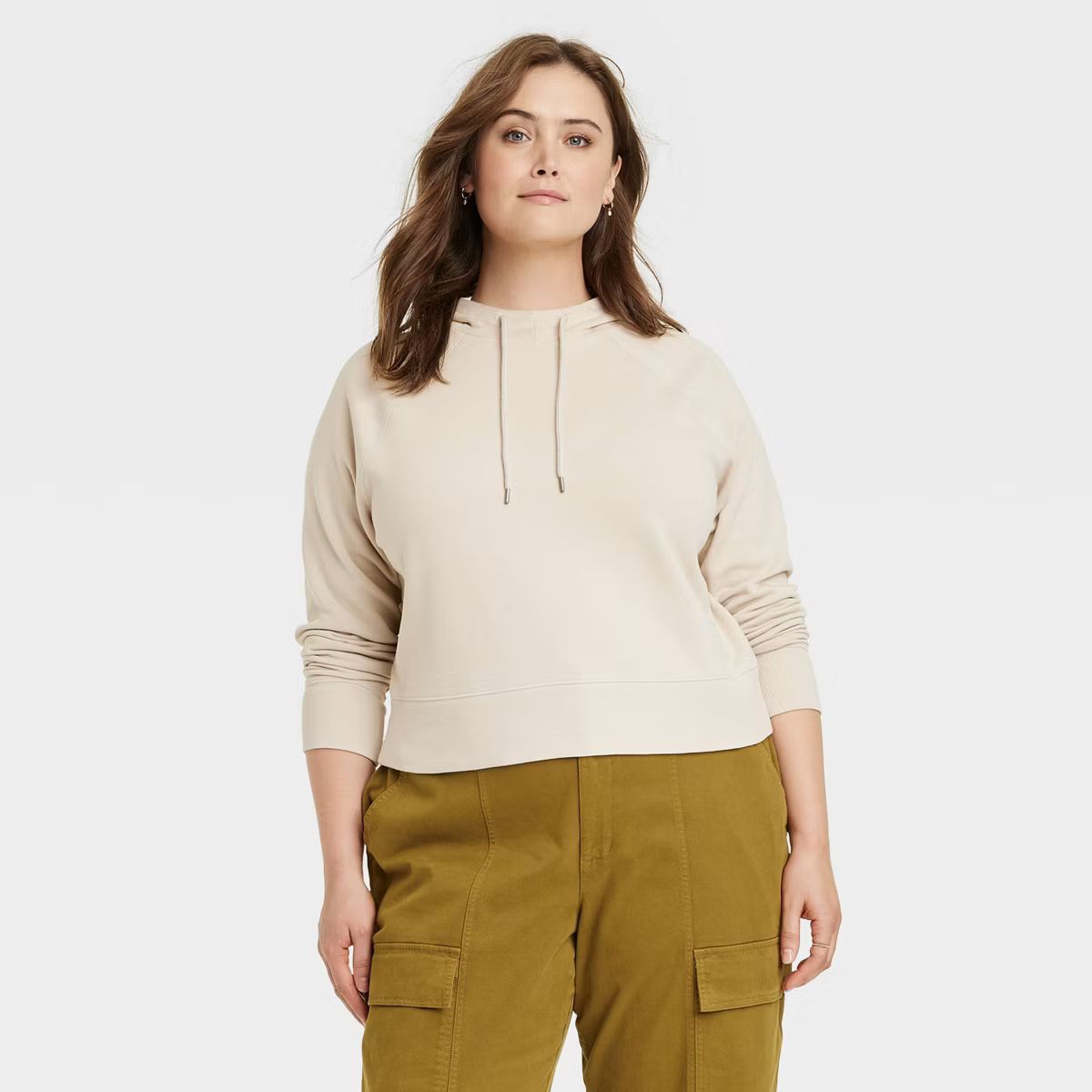 Women's Cropped Hooded Pullover Sweatshirt - Universal Thread™ | Target