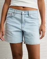 AE 6" Strigid Super High-Waisted Relaxed Denim Short | American Eagle Outfitters (US & CA)