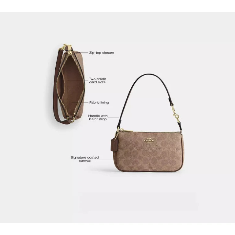 Coach Nolita 19 In Signature Canvas | Walmart (US)