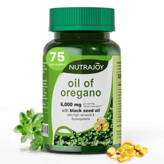 Oil of Oregano Softgels, Oil of Oregano with Black Seed Oil, Immune and Antioxidant Support, High... | Walmart (US)