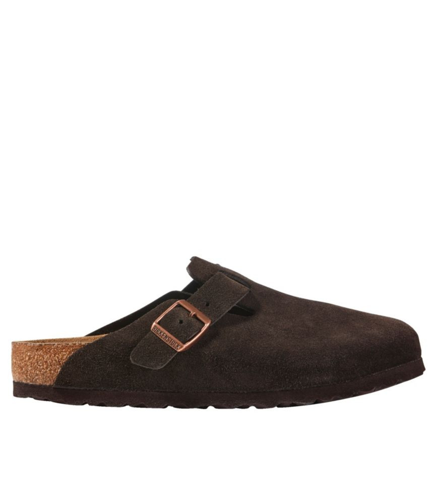 Women's Birkenstock Boston Clogs, Suede Mocca 39(B), Suede Leather | L.L. Bean
