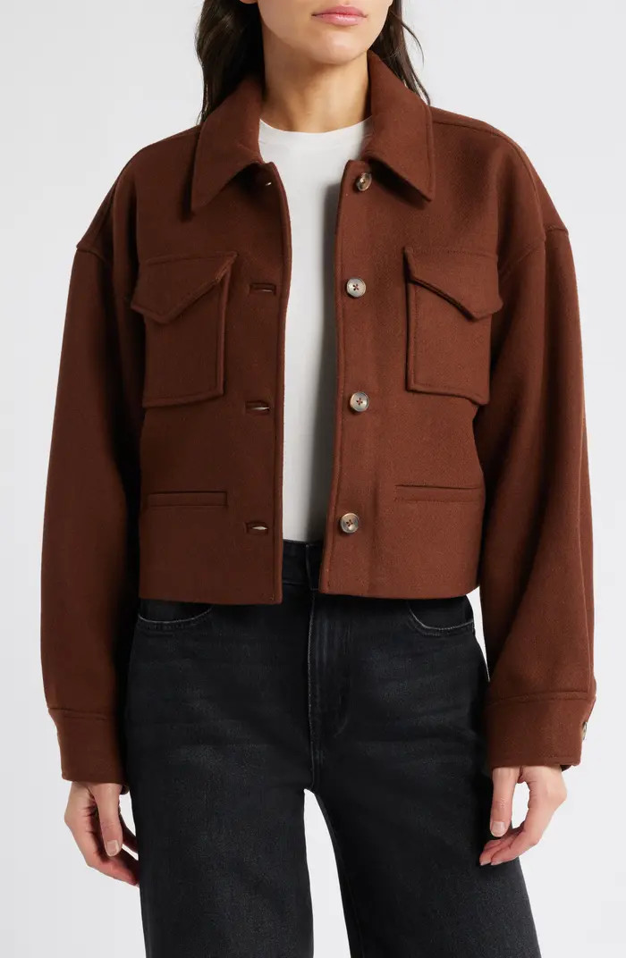 PAIGE Ashtyn Wool Blend Jacket | Nordstrom | Nordstrom