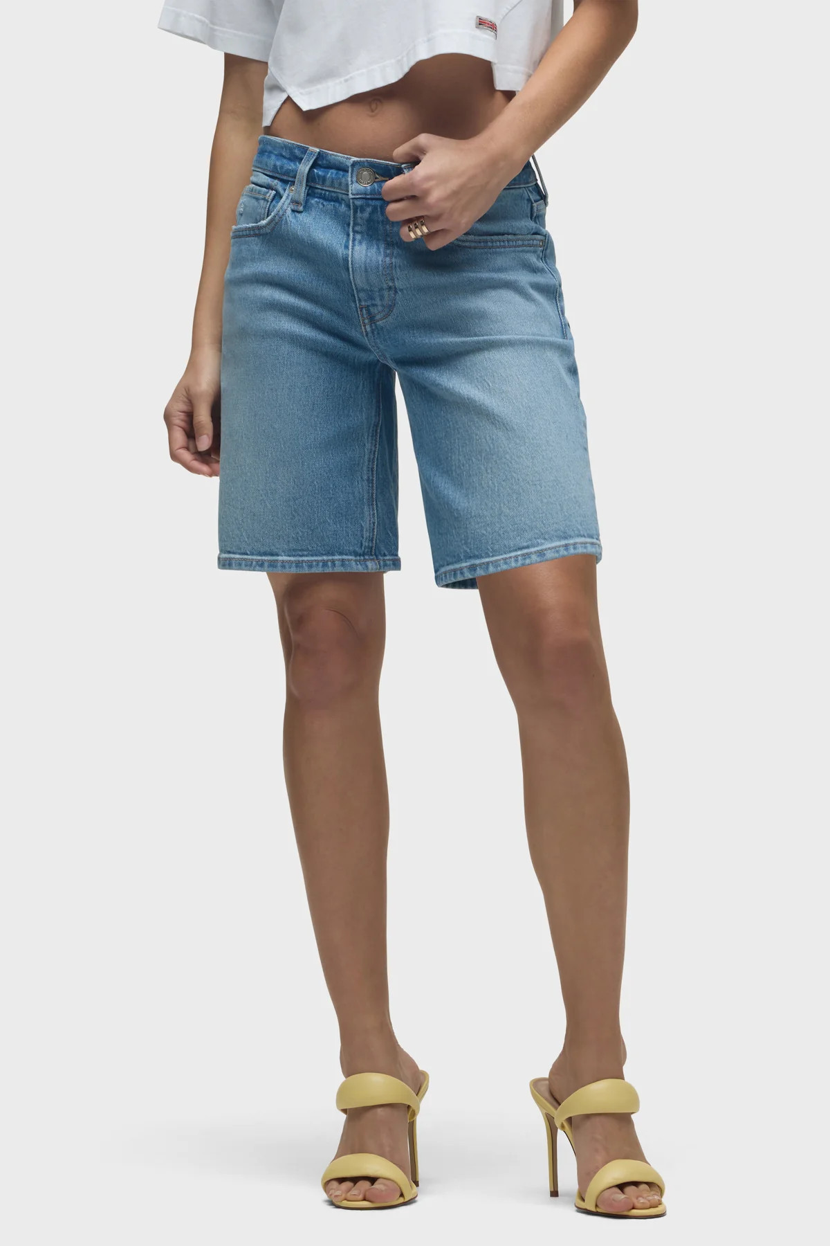 London Low-Rise Long Short | Hudson Jeans