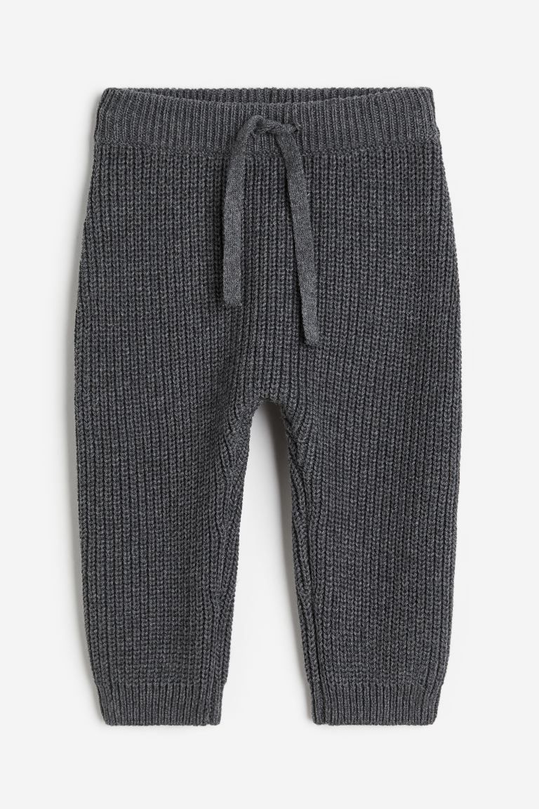 Rib-knit Cotton Pants | H&M (US + CA)