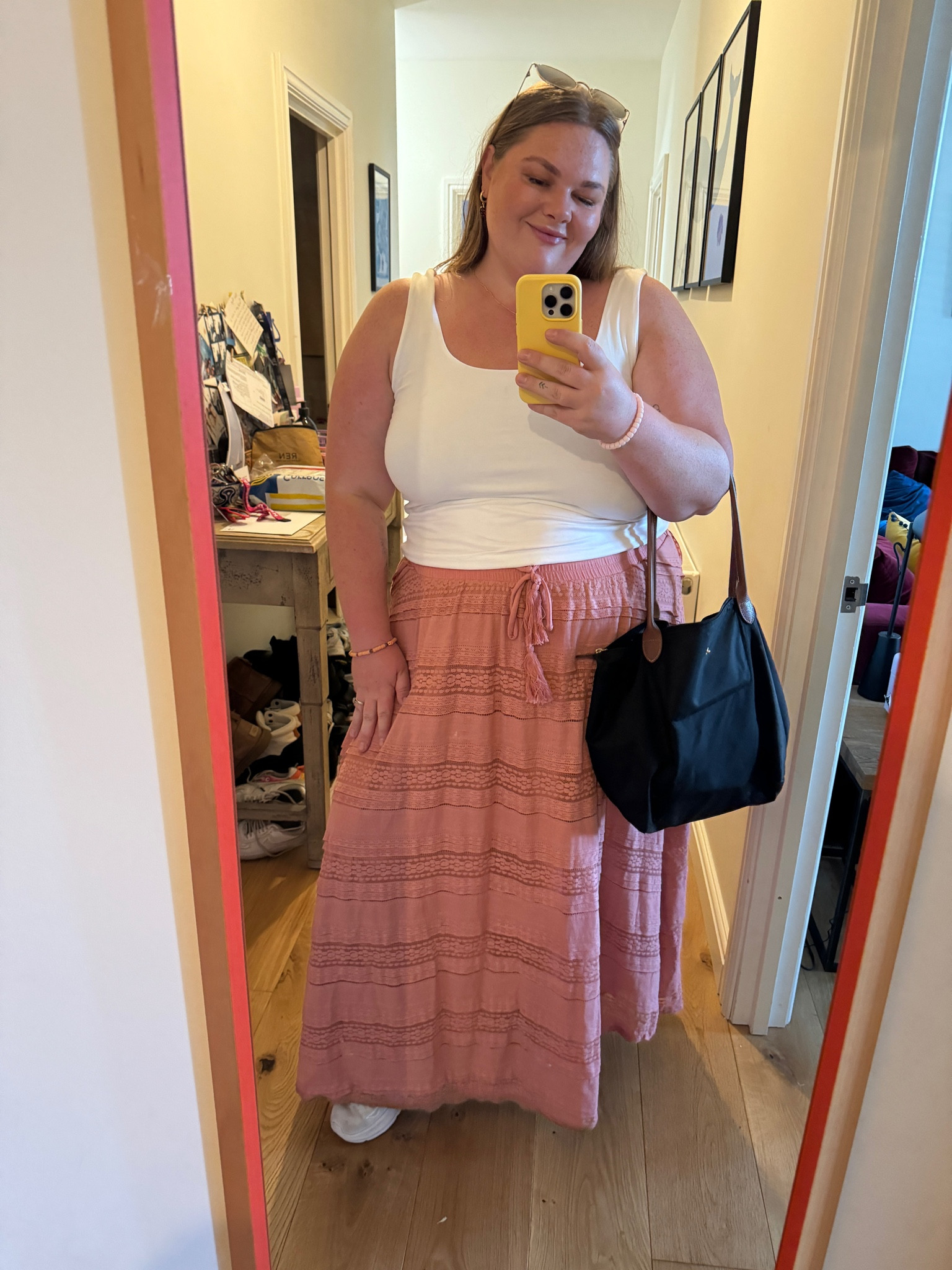 The perfect travel outfit 
Plus size fashion | curvy fashion | maxi skirt | comfy and casual 

#LTKSummerSales #LTKSeasonal #LTKPlusSize