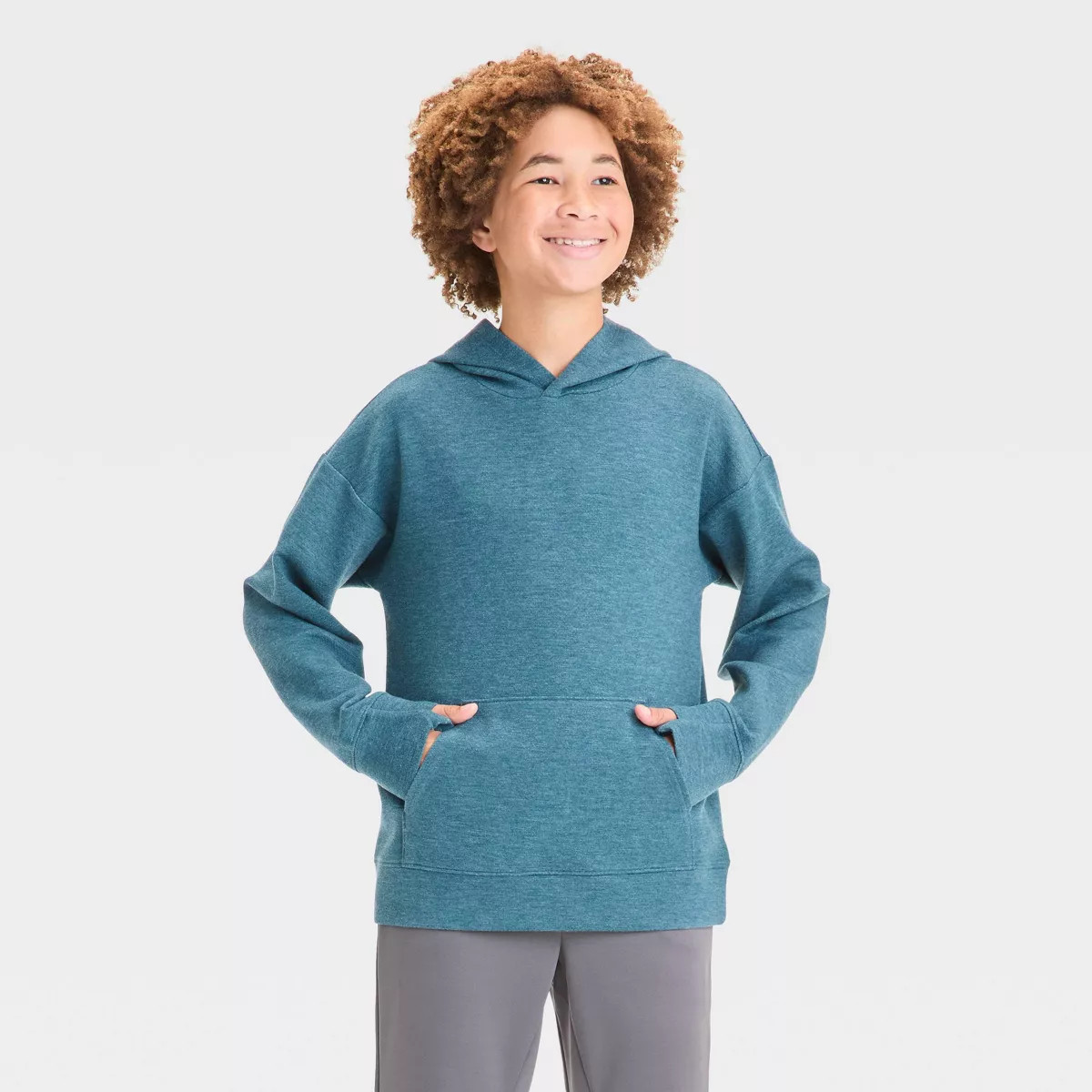 Boys' Mesh Spacer Hooded Sweatshirt - All In Motion™ | Target