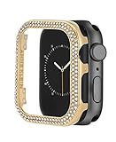 Anne Klein Premium Crystal Bumper, Compatible with Apple Watch, Seamless Fit, Easy Installation, Bumper for Apple Watch (44mm, Gold) | Amazon (US)
