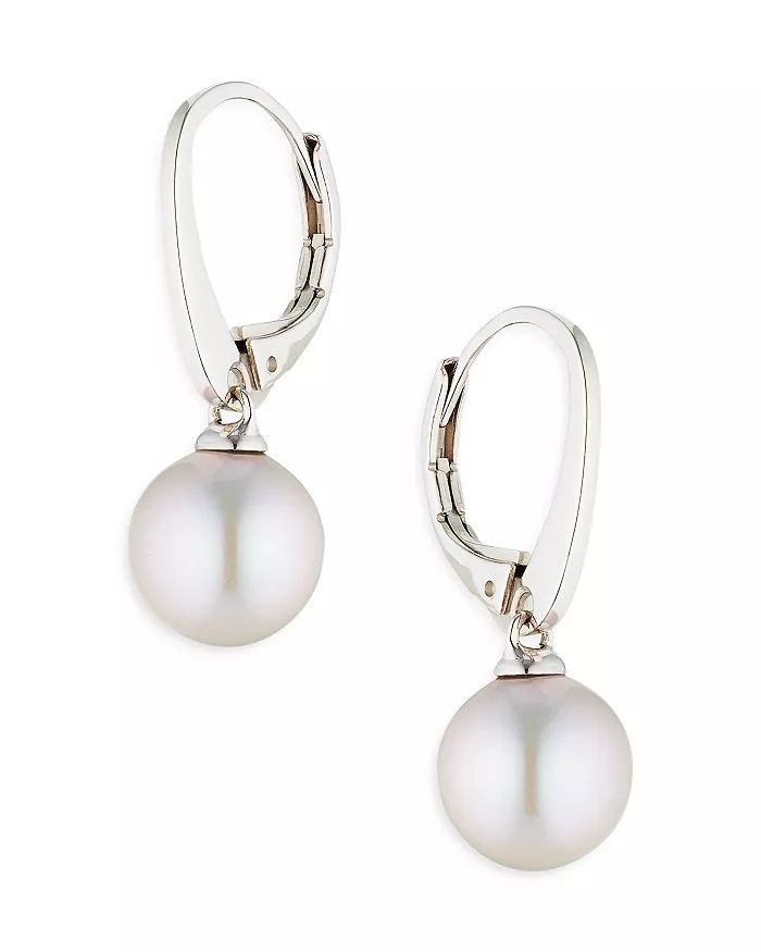 Cultured Freshwater Pearl Leverback Earrings | Bloomingdale's (US)