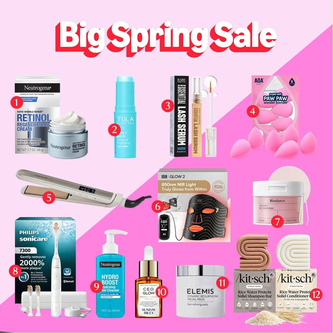 The Big Spring Sale on Amazon is here 🌸✨ the perfect time to refresh your beauty and personal care routine. From skincare must-haves to everyday self-care essentials, these finds help you keep your routine simple, fresh, and effective.
Whether you’re restocking your favorites or trying something new, now’s the best time to upgrade your beauty lineup and enjoy that clean, glowing feel every day. Don’t miss this chance to grab your go-to essentials and give yourself a simple spring glow-up 💖
#LTKBeauty #LTKSaleAlert #LTKselfcare #AmazonSpringSale #BigSpringSale #BeautyFinds #SelfCare #SkincareRoutine #BeautyRoutine #GlowUp #AmazonBeauty #PersonalCare #HairCare #SkinCare #SimpleBeauty #EverydayGlow #FreshSkin #BeautyEssentials #TrendingNow #SpringGlow 

 