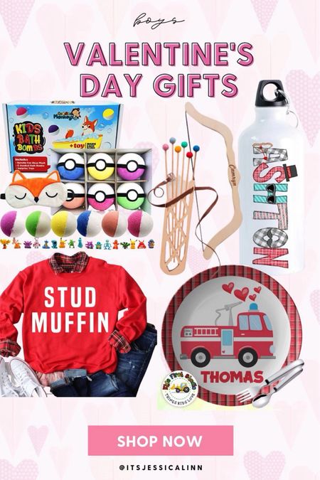 Valentine’s Day gifts for boys
Pokémon bathbomb surprise gift box from Amazon
Wooden arrow toy from Etsy
Custom water bottle for kids 
Stud muffin boys Valentine’s Day shirt
Valentines custom fire truck name plate 


Follow my shop @linnstyleblog on the @shop.LTK app to shop this post and get my exclusive app-only content!

#liketkit 
@shop.ltk
https://liketk.it/3YBiD


#LTKFind  

Follow my shop @linnstyleblog on the @shop.LTK app to shop this post and get my exclusive app-only content!

#liketkit  
@shop.ltk
https://liketk.it/3YBjg


Follow my shop @linnstyleblog on the @shop.LTK app to shop this post and get my exclusive app-only content!

#liketkit #LTKfamily #LTKkids #LTKSeasonal #LTKfamily #LTKkids #LTKfamily #LTKkids #LTKGiftGuide
@shop.ltk
https://liketk.it/4rRdE


#LTKfamily #LTKGiftGuide #LTKkids